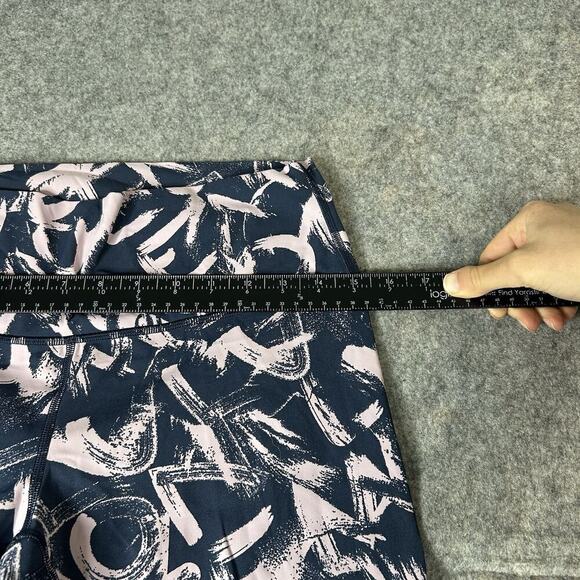 Lululemon Wunder Under Tight Womens 10 Graffiti Pop Navy Full Length Legging - Picture 5 of 8